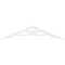 Ekena Millwork Pitch Brontes Architectural Grade PVC Gable Pediment, 36"W x 7 1/2"H x 1"P (5/12) GPP036X008X100BRO - alternate 5